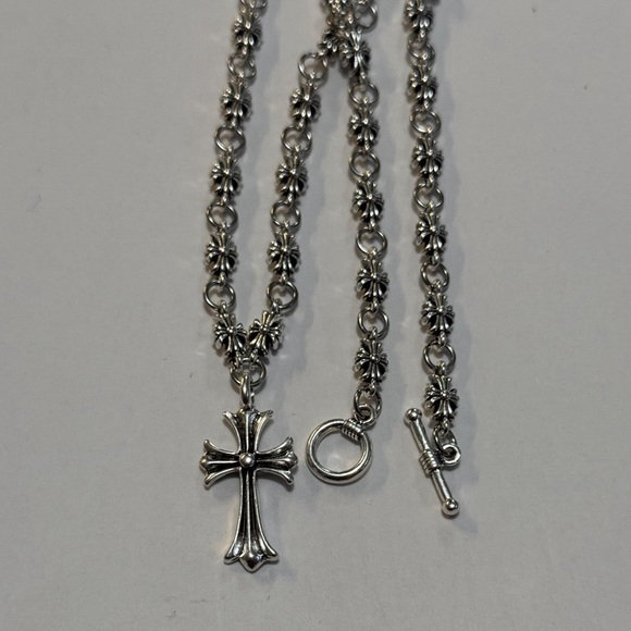 Chrome Hearts Chain NecklacePendant925 Silver Emo PunkAlternative